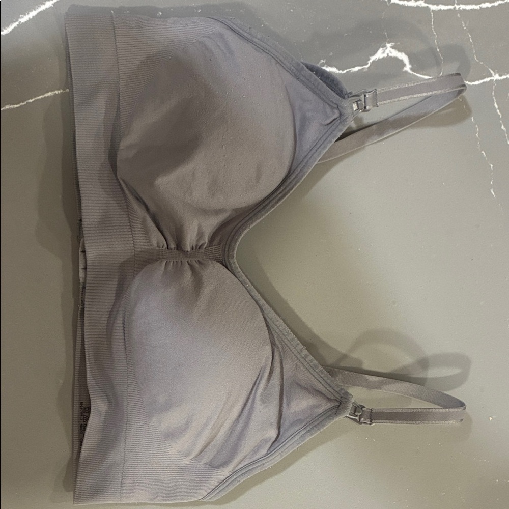 Gray Wireless Bra